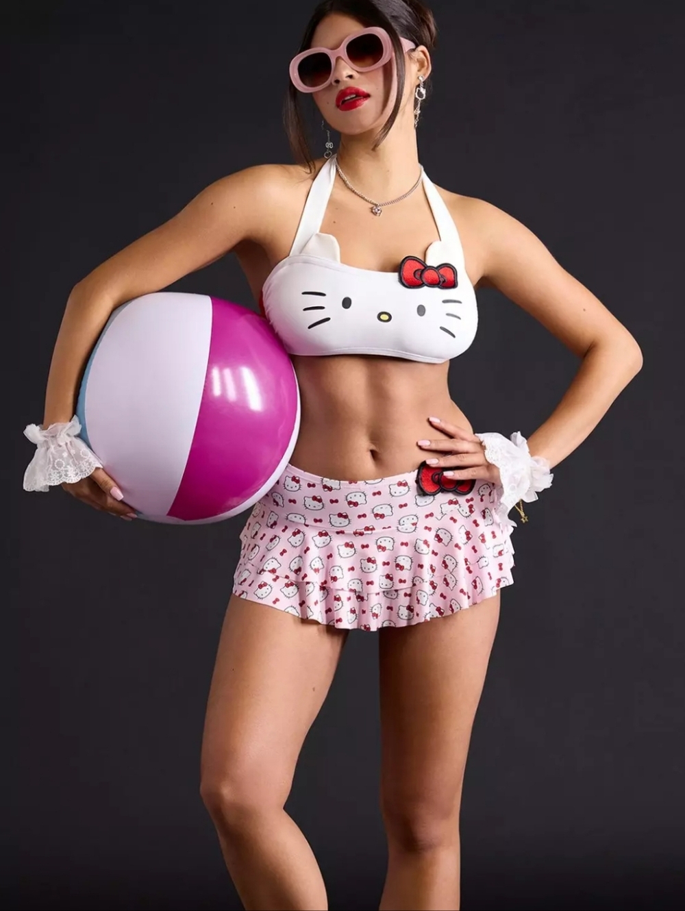 Hot Topic Hello Kitty 2 Piece Bikini Size XL